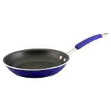 Rachael Ray 8-Inch Porcelain Enamel Skillet, Blue