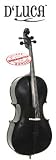 D'LUCA MEISTER STUDENT CELLO BLACK 4/4