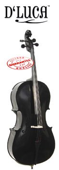 D'LUCA MEISTER STUDENT CELLO BLACK 4/4