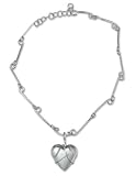 Quartz necklace, 'Valiant Heart' 17 L