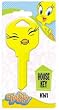 Tweety Bird Kwikset KW1 House Key Looney Tunes