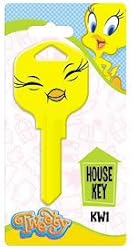 Tweety Bird Kwikset KW1 House Key Looney Tunes