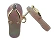 Pink Mother Of Pearl Flip-Flop Single Diamond Strap Sandal Earrings, 14k Gold