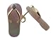 Pink Mother Of Pearl Flip-Flop Single Diamond Strap Sandal Earrings, 14k Gold
