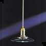 Thomas Lighting M2531-31 Stratum - One Light Mini Pendant, Brushed Nickel and Brushed Brass Finish with Clear Glass