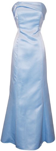 Strapless Satin Mermaid Gown Dress Prom Bridesmaid Formal