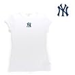 New York Yankees MLB Signature Tee" Womens Top (White)"