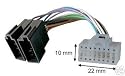 C&acirc;ble adaptateur ISO autoradio Alpine 16 pins blanc 	C&acirc;ble adaptateur ISO autoradio Alpine 16 pins blanc