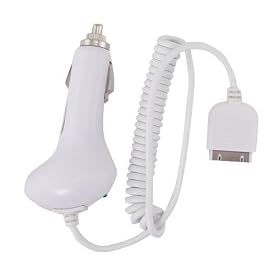 Click here to buy EFORCITY Premium Car Charger for Creative Zen Vision: M Vision W, White by eforcity.