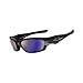 Oakley Straight Jacket Angling Collection Sunglasses - Polarized Polsihed Black/Shallow Blue, One Size