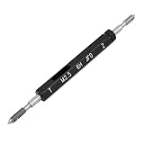 uxcell プラグゲージスレッド 6Hクラス M2.5 スチール ダブルエンド設計 六角形グリップ