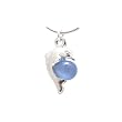 DOLPHIN Necklace in Blue Dolphin Gift Box - DOLPHIN Crystal Necklace