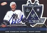 Jaroslav Bednar, Los Angeles Kings, 2002 Atomic Rookie Die Cast Autographed Card