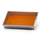 Paula Deen 9 x 13 Inch Cake Pan with Silicone Insert, Orange
