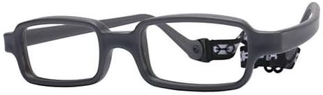 Miraflex Rectangular Eyeglasses Frames (New Baby1 (39/14), Navy Blue)