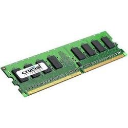 Crucial Technology CT2CP12872AA667 2 GB 1 GBx2 240-pin DIMM DDR2 PC2-5300 CL=5 Unbuffered ECC DDR2-667 1.8V 64Meg x 72 Memory Kit