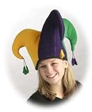 Adult Mardi Gras Court Jester Hat
