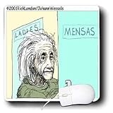 Londons Times Funny Science Cartoons - Einsteins Bathroom - Mouse Pads