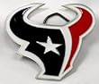 Houston Texans Enamel Pewter Buckle, NFL Football Buckle