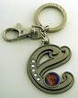 Tinker Bell Letter E Pewter Key Chain