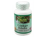 Alfa Vitamins Ginkgo Biloba 60 capsules 24% Standardized Extract Enhance Memory Antioxidant