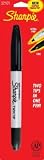 Sandford Sharpie Permanent Marker Twin Tip -Ultra Fine/Fine, Black
