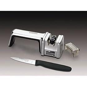 Click here to buy Chef's Choice M469 Manual Knife Sharpener with Bonus Paring Knife by Chef's Choice.
