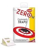 6 ZERO IN PEST CONTROL BAITED / READY to USE COCKROACH GLUE TRAPS earwig insects Kitchen & Housewares