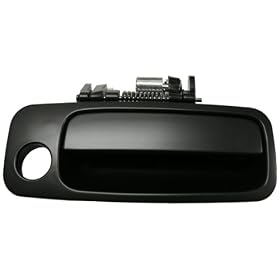***PASSENGER OUTSIDE / FRONT*** 97-01 TOYOTA CAMRY DOOR HANDLE (SMOOTH BLACK) 98 99 00 1997 1998 1999 2000 2001
