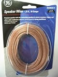 GE 22618 18 Gauge Speaker Wire with No Connector (25 Feet)