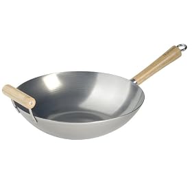 Typhoon Professional 14-Inch Carbon Steel Wok