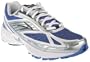 Brooks Women's Defyance Running Shoe,Pearl White/Silver/Blue,10 D