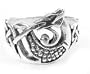 Sterling Silver Celtic Knot DRAGON Ring(Sizes 4,5,6,7,8,9,10,11,12,13)