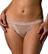 Natori Underneath Lace Trim Body Doubles G-String Panty