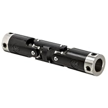 Boston Gear JPD623/8 Universal Joint, Double, Molded, 0.375" Bore, 0.860" Bore Depth, 3.516" Length, 0.625" Outside Diameter, 47 ft/lbs Max Torque, Delrin