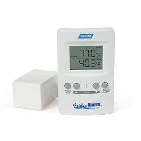 Camco 42113 RV Fridge Alarm-Dual Temperature Digital Thermometer - 1 Piece