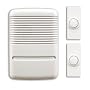 Heath Zenith SL-6142-C Basic Wireless Plug-In Door Chime with Two Transmitters, White