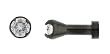 Black Anodized Stainless Steel Screw on Plug with Clear CZ - 6G - Sold as a Pair