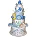 Baby Shower Cakes Four Tier Diaper Cake Color: Blue