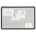 Quartet Contour Bulletin Board, 2 Feet x 1.5 Feet, Granite-Colored Surface with Black Plastic Frame (699365)