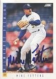 Mike Fetters, Milwaukee Brewers Autographed Card