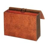 5in Expansion Accordion Pockets, Straight, Redrope, Legal, BN