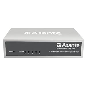 Gigabit Ethernet Switch on Com Asante Gx6 500 Gigabit Ethernet Workgroup Switch Electronics