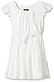 Amy Byer Girls' Short Sleeve Dress with Necklace