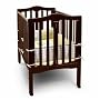 Delta Fold Away Portable Crib Finish: Espresso