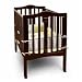 Delta Fold Away Portable Crib Finish: Espresso