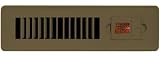 Vent-Miser 91663-BR Programmable Enery Saving Vent, 12-by-2-Inches, Brown