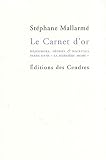 Revue Editions des Cendres  / Le Carnet d'or : Déjeuners, dîners & recettes parus dans La Dernière Mode