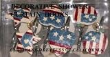 Americana Shower Curtain Hooks American Flag Stars