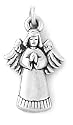 Sterling Silver Praying Angel Charm by Bob Siemon